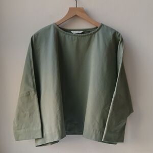 Winsome Cotton Canvas Pullover Olive Green Women's Medium